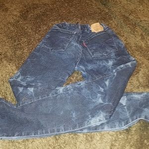 Tie-dye Levi jeans